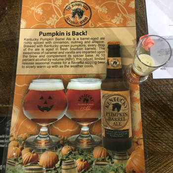 Pumpkin Barrel Ale - Alltech - Great American Beer Festival - Sept 24, 2015 - Denver, CO