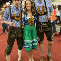 Wouldn't be a beer festival without some Lederhosen. 