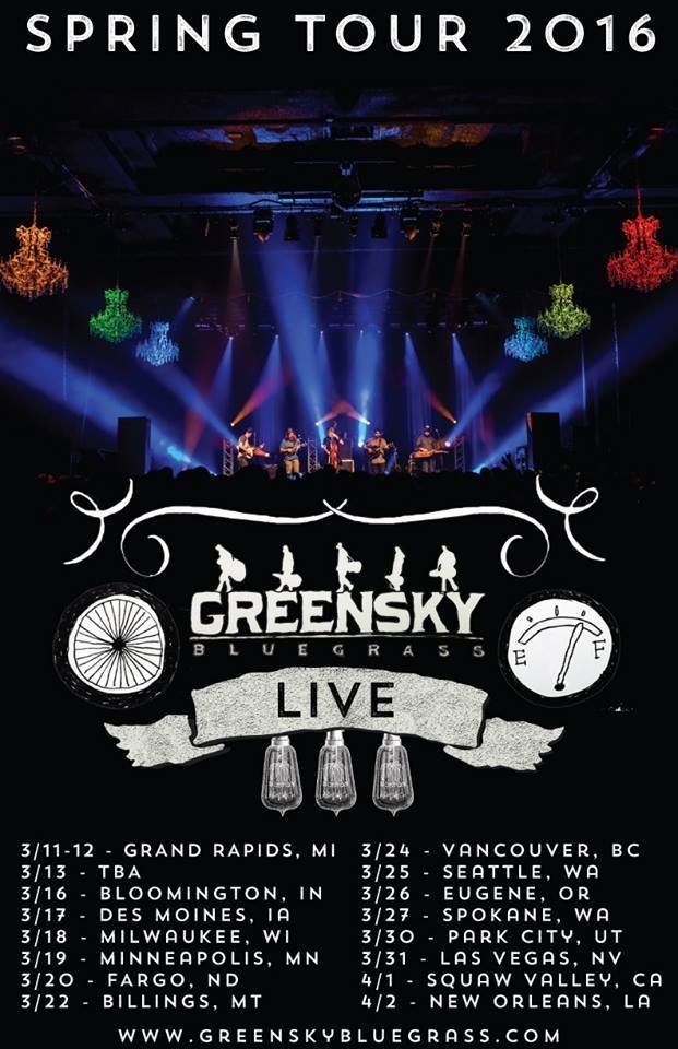 Greensky Bluegrass 2016 Spring Tour