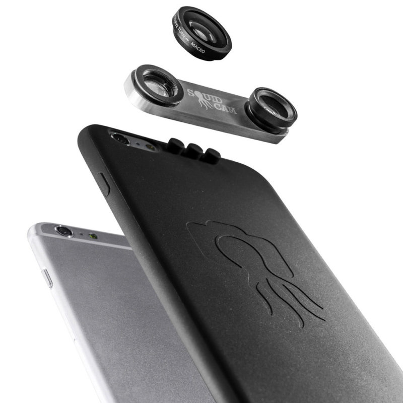 Squidcam Slim Case and 4 Lens System for iPhone 6/6s