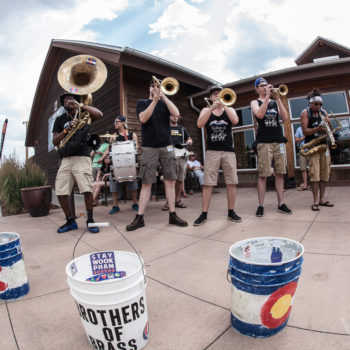 Brothers of Brass Band, Drew Emmitt and Friends, Breckenridge Brewery Hootenanny, Littleton, CO, July 07, 2018