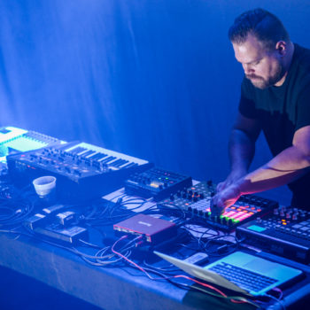 Com Truise, Apr 23, 2019, Gothic Theatre, Englewood, CO, by Josef Bachmeier