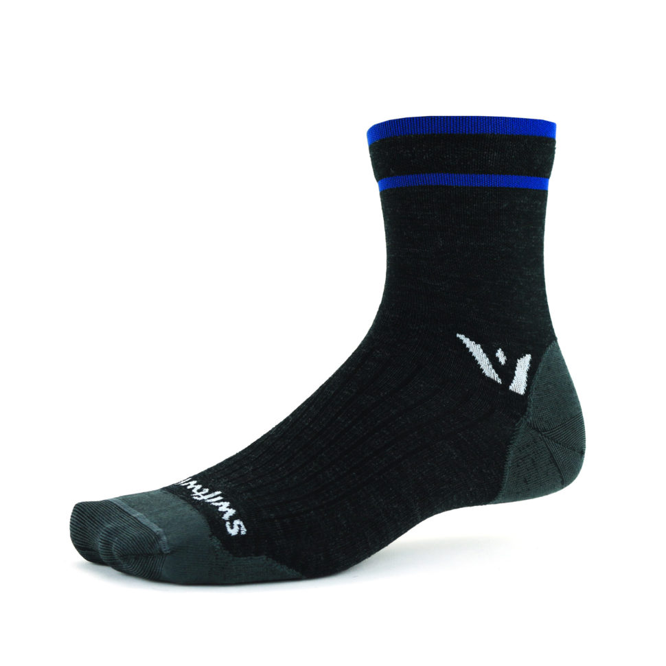 Swiftwick Pursuit Ultralight Four - Coal Blue