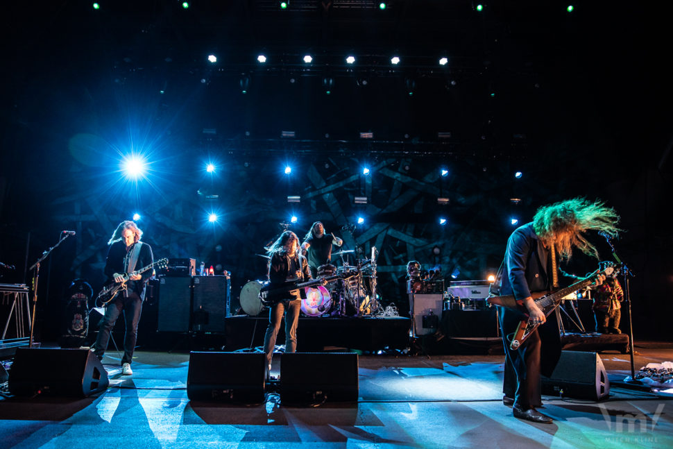 My Morning Jacket, Aug 26, 2022, Red Rocks Amphitheatre, Morrison, CO. Photo by Mitch Kline.