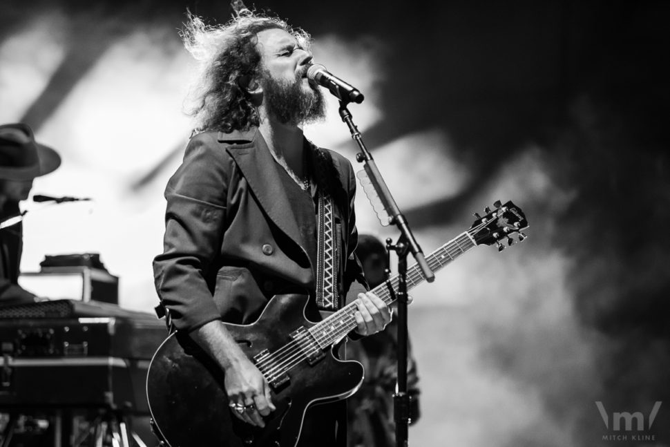 Jim James, My Morning Jacket, Aug 26, 2022, Red Rocks Amphitheatre, Morrison, CO. Photo by Mitch Kline.