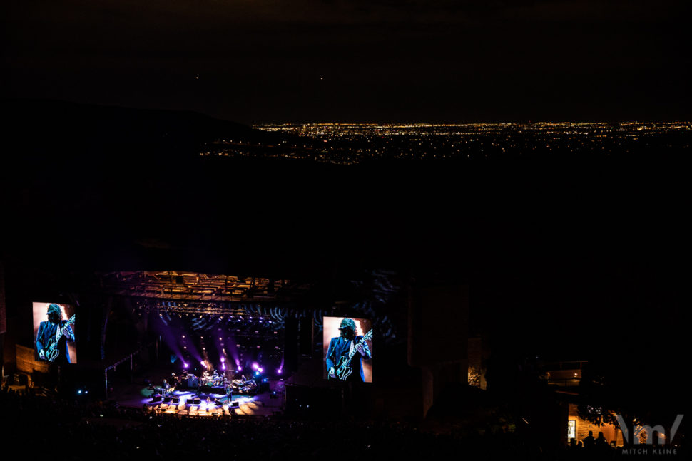 My Morning Jacket, Aug 26, 2022, Red Rocks Amphitheatre, Morrison, CO. Photo by Mitch Kline.