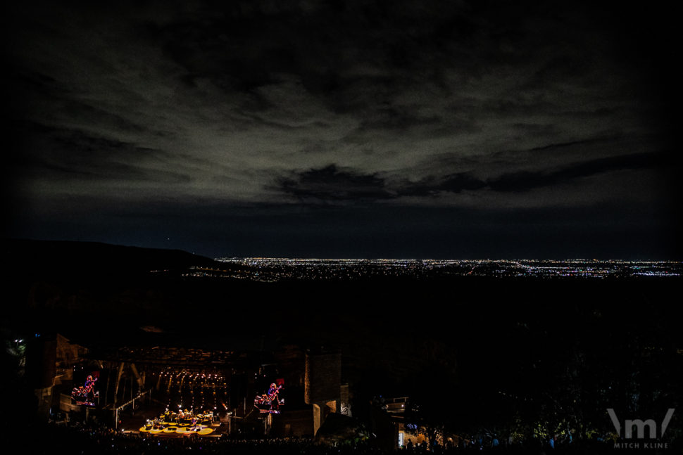 My Morning Jacket, Aug 26, 2022, Red Rocks Amphitheatre, Morrison, CO. Photo by Mitch Kline.