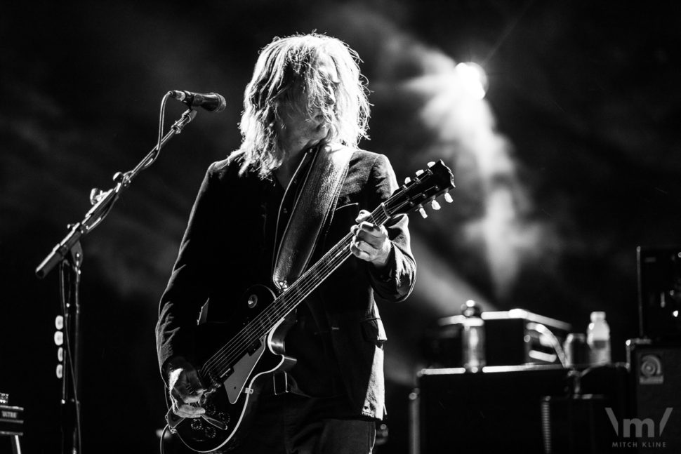 Carl Broemel, My Morning Jacket, Aug 26, 2022, Red Rocks Amphitheatre, Morrison, CO. Photo by Mitch Kline.