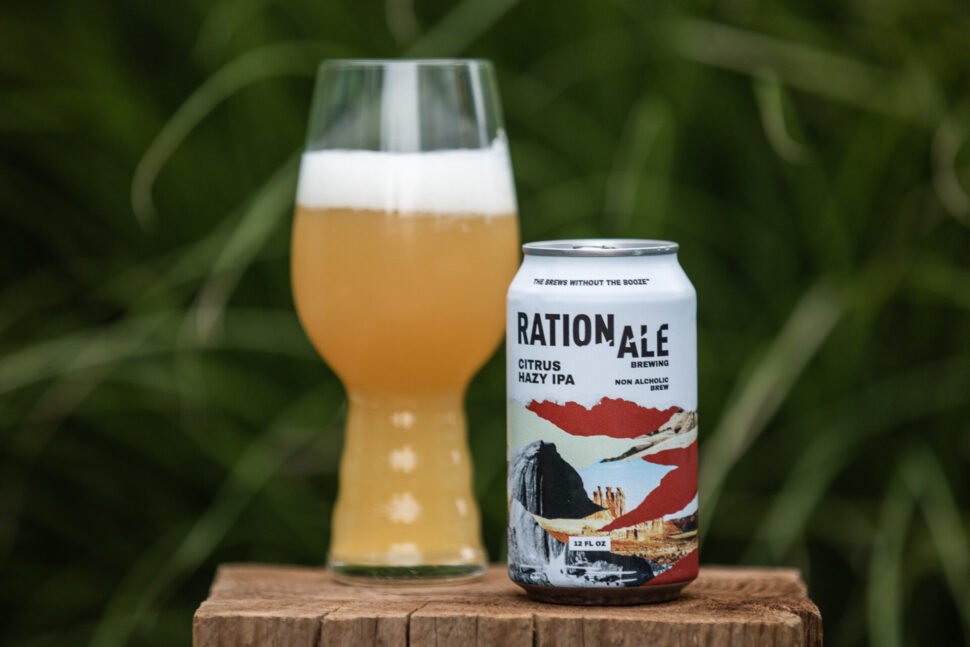 RationAle Brewing Citrus Hazy IPA Non-Alcoholic Beer. Photo by M