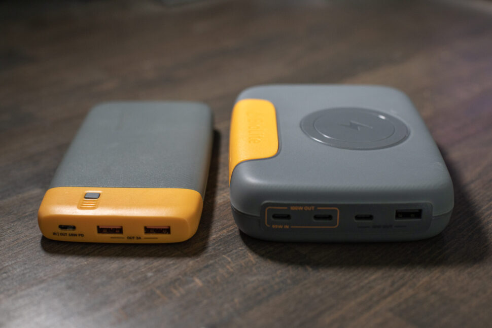 BioLite Charge 100 Max and PD 40 side-by-side comparison