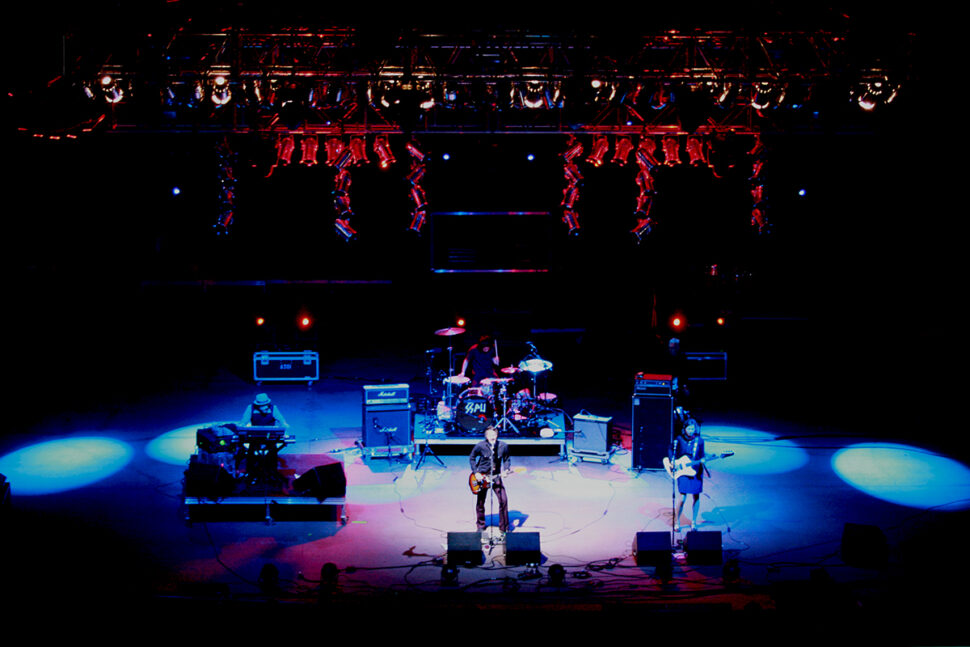 Silversun Pickups, Sept 13, 2008, Red Rocks Amphitheatre, Morrison, CO. Photo by Mitch Kline.